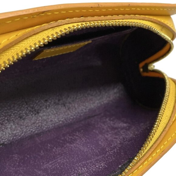LOUIS VUITTON Dauphine PM Jaune Epi Leather Pouch Bag 144-090225 - Picture 7 of 8